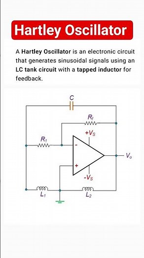 Hartley Oscillator: working principle and circuit