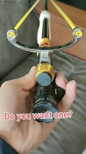 8.2K views · 90 reactions | Do you want it? A nice slingshot with laser ⚡️ | Camp Slingshot | Facebook