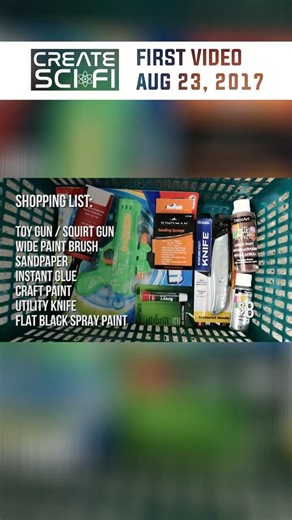 Day One of Create Sci-Fi - Epic Sci Fi UNDER $10 #DIYFilmmaking #PropBuilding #YouTubeJourney