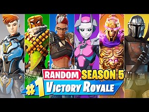 The *RANDOM* SEASON 5 Challenge in Fortnite!