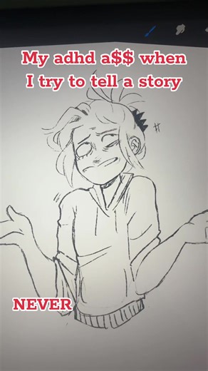 My adhd brain is cooked #adhd #adhdwomen #artist #mentalhealth #digitalart #procreate #billwurtz #funny #relatable #humor #animation