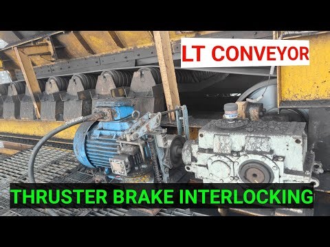 LT Conveyor Working Function || Gear Box Type Conveyor Working Principal || Thruster Brake Function