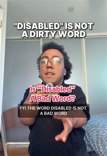 Disabled isn’t a bad word. It’s a part of the human experience. ❤️ | disability