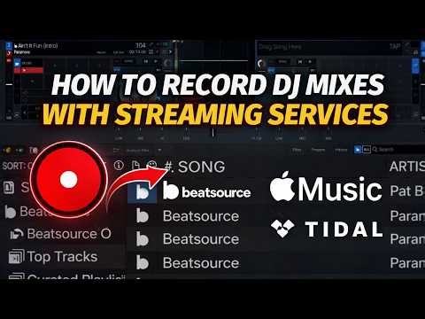 How to Record DJ Mixes with Streaming Services | Serato DJ Pro Tutorial
