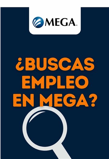 ¿Buscas empleo en MEGA? 👀 Recuerda que nuestras vacantes solo se comparten en canales oficiales. ✅ Si una publicación no coincide con estos medios, no forma parte de nuestros procesos. Infórmate, verifica y postúlate con confianza. 🔐💙 #SomosMega #EmpleosMega