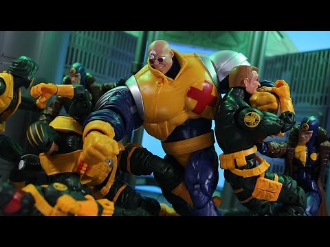 MARVEL LEGENDS STRONG GUY X-MEN/DEADPOOL WAVE (STRONG GUY BAF SERIES) REVIEW + STORY TIME!