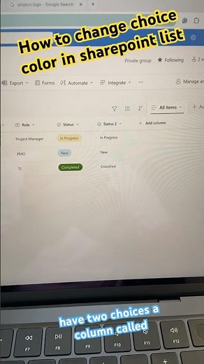 How to change choices color in sharepoint list #sharepoint #microsoftapp #sharepointonline