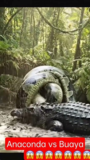 Anaconda vs Buaya# #viralvideo #ularbesar