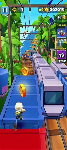 Spring Glow in Subway Surfers #subwaysurfers #gaming #mobilegame #gameplay #satisfying