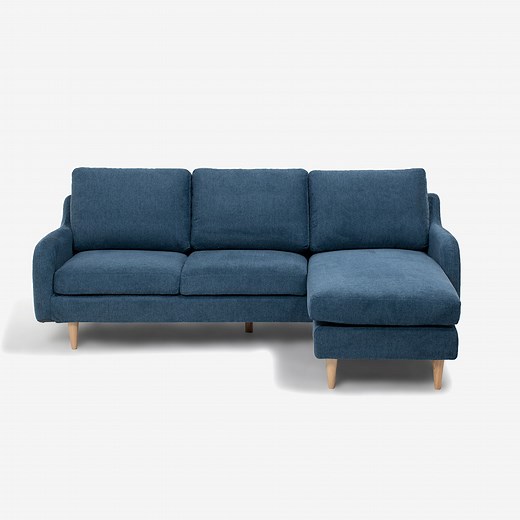 組み替え可能 カウチソファ「CAS-D」幅199cm 布#SPベルファストブルー 脚部全3色 | 【公式】大塚家具オンラインショップ | 家具・インテリアの通販・ECサイト