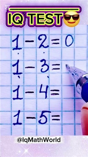 Only a Genius Can Solve This IQ Test! 🧠#MathPuzzles #IQTest #LogicPuzzle