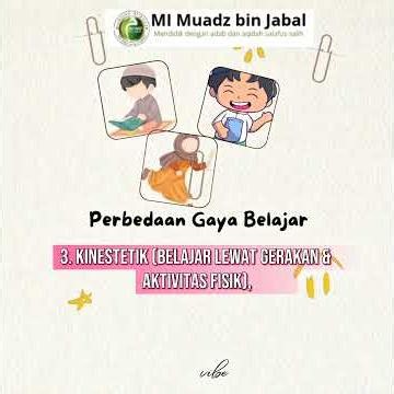 Perbedaan Gaya Belajar Anaak