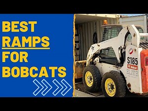 Container Ramps for Skid Steer or Bob Cat Equipment