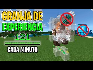 ✅New BEST EASY EXP FARM for Minecraft Bedrock 1.21