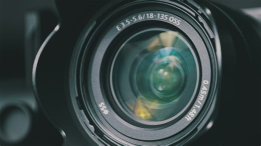 Camera Lens Rotates for a demo - Free Stock Video