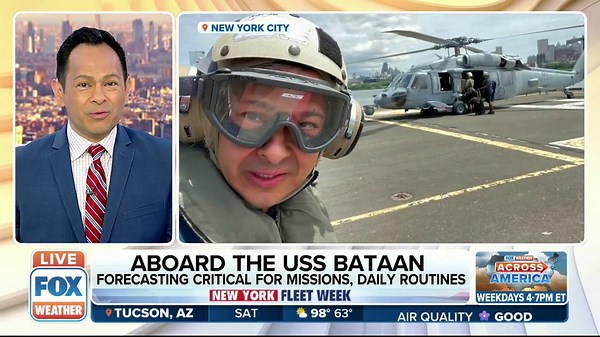 Forecasting critical for USS Bataan missions, daily routines