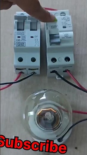 How To Connect MCB-RCCB | Wiring of MCB and rccb | Shorts | Viral | Trending