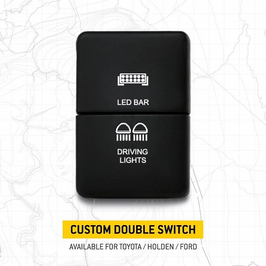 Your car, your choice! Customise your switches with laser engraved icons and text from Lightforce! 😎 | Lightforce Performance Lighting