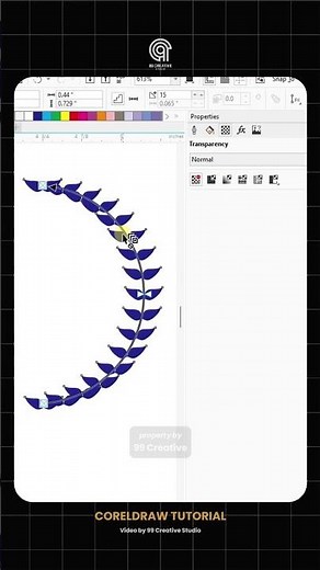 CorelDraw Tips | Use Blend Tool #coreldraw #beginners #graphicdesigner
