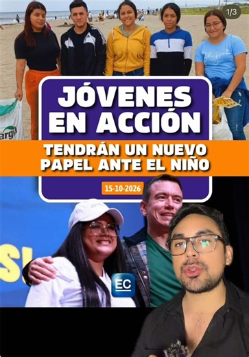 En qué trabajarán puntualmente varios participantes de #jovenesenaccion de este 2026 #fenomenodelniño