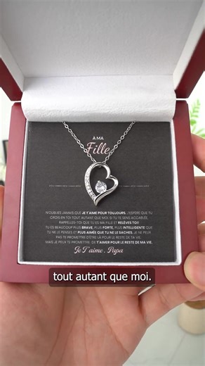 Dernière chance de lui faire plaisir avec un cadeau qui compte vraiment ! 🚨 Le temps presse ! Aujourd'hui, c'est le dernier jour pour profiter de 10 % de réduction supplémentaire sur ta commande avec le code GIFT10. ✔️ Des bijoux qui viennent du cœur ✔️ Parfaits pour les anniversaires, les fêtes, Noël ou juste pour faire plaisir ✔️ Plus de 30 000 clients ont déjà fait sourire quelqu'un Ne manquez pas cette occasion, cette offre exclusive prend fin ce soir ⏳ Commandez le vôtre dès maintenant 👇 