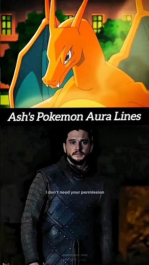 AURA of Ash's Pokémon | Full AURA Pokémon #shorts #pokemoncards #pikachu