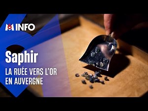 Gisement de saphir au cœur de l'Auvergne