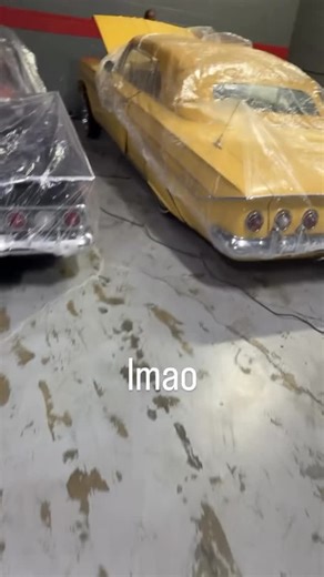 Big Gore on Instagram: "@mustard 🔥🔥🔥 #strictly_lowlows #candypaint #1961impalaconvertible #hydraulics #chevy"