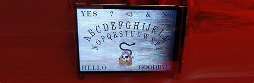 NEW GUIDE: Making an electronic Spirit Board #Halloween #CircuitPython