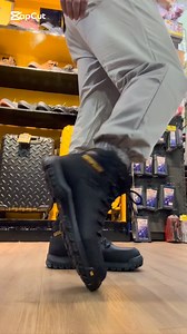 Built for the Demanding. Designed for the Determined. From the ground up and on the go, Caterpillar safety shoes and CAT bags & luggage are engineered to handle the toughest environments with confidence and comfort. Caterpillar Safety Shoes Rugged and reliable, these shoes are packed with features that keep you protected and comfortable throughout the workday: • ASTM F2413-18 Steel Toe protects against impact and compression. • Electrical Hazard Protection rated up to 600 volts in dry conditions