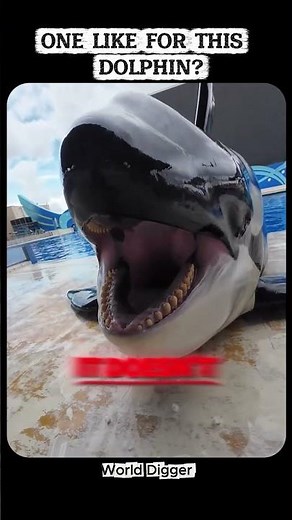 This Dolphin CRIED When He Stopped Feeding It..💔 #shorts