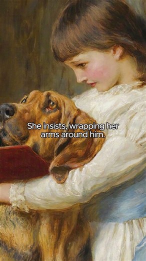 Compulsory Education (1887) by Briton Rivière #art #painting #history