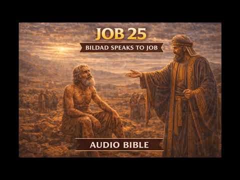 📖 Job 25 (Audio Bible) | God’s Majesty Declared, Human Smallness Emphasized