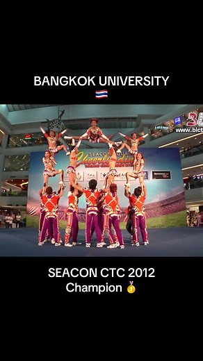 Bangkok University Cheerleading Team's Winning Routine