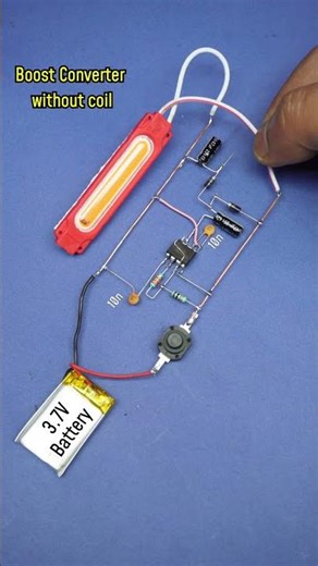 boost converter #shorts #experimnent #scienceproject