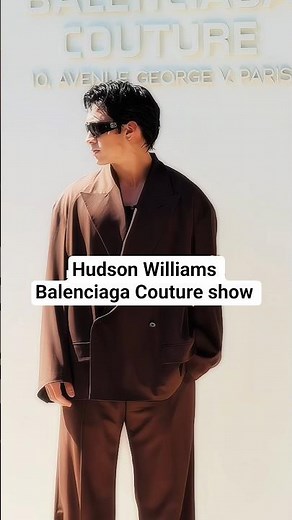 rate this look 1-10 💁‍♂️ #hudsonwilliams #balenciaga #pfw2026 #couture