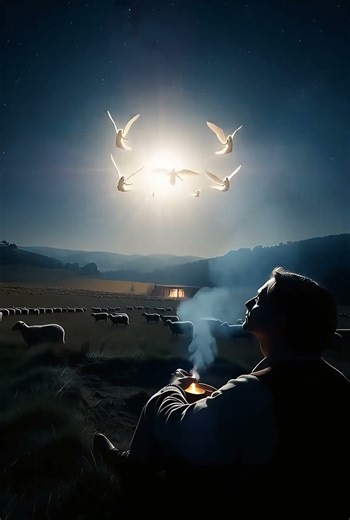 Angels announced Jesus's birth to shepherds #jesus #angels #nativity