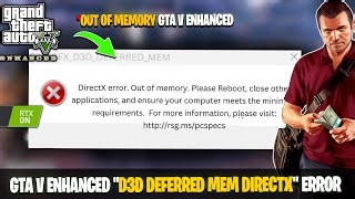 How To Fix Err Gfx D3d Nod3d12 No Directx 12 Adapter Found In Gta V Enhanced Tomal S Guide Mp3 & Mp4 Download - clip.africa.com