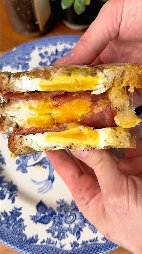 Toad in the Hole x NY Bacon Egg n Cheese Sandwich