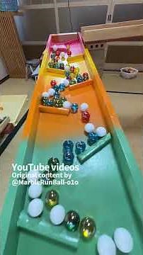 Marble Run (A long course using transparent pipes, a large wooden funnel, and pipe slope items) #6