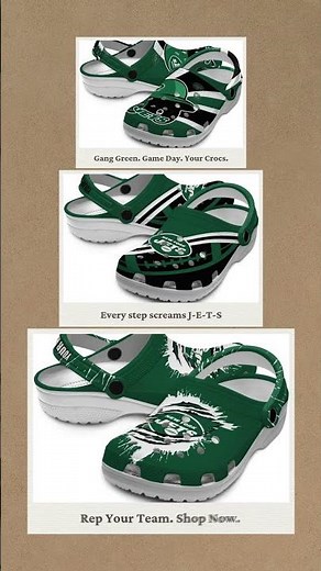 New York Jets Clogs - Show Your Green & White Pride