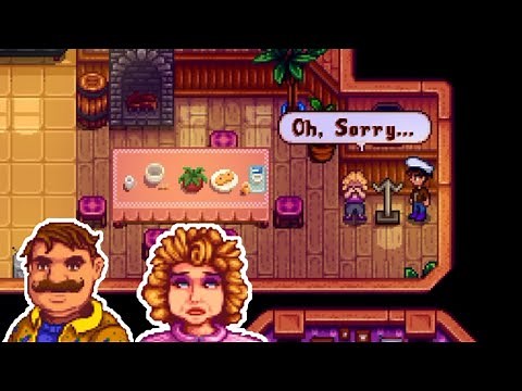Gus and Pam's HEART EVENTS in Stardew Valley
