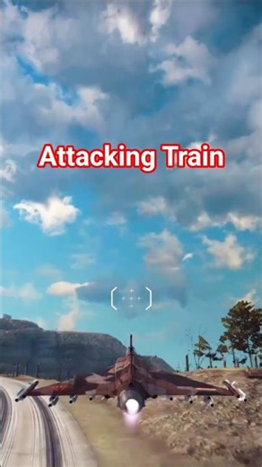 Attacking Weapons Transport Train with Jet Fighter in Just Cause 3