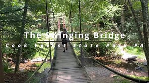 The Swinging Bridge in Cook Forest State Park PA | Wandering Out Yonder