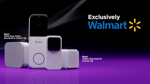 Roku Wire-Free Video Doorbell & Chime SE (1-Pack) with Motion & Sound Detection - Voice Control
