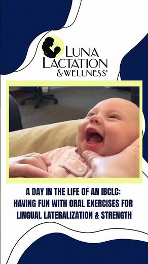 Oral Activity for Infant Lingual Lateralization + Strength by Melissa Cole of Luna Lactation