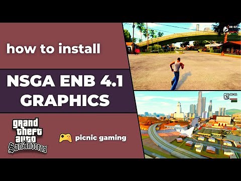 How to install NGSA 4.1 enb in Gta Sa | NGSA 4.1 final | Gta San Andreas enb graphics mod low end pc