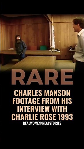 RARE Charles Manson footage. #shorts #crime