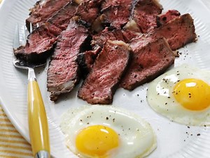 Fancy Steak and Eggs