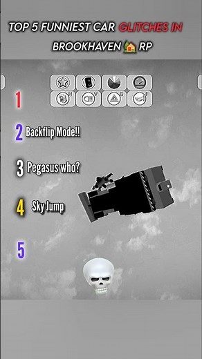 TOP 5 Brookhaven Car Glitches That Will LOWKEY Shock You 😧🔥#shorts